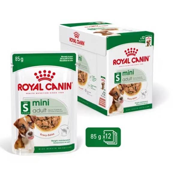 Royal Canin Adult Mini Pouch - Пълноценна мокра храна в пауч за кучета от дребни породи в зряла възраст